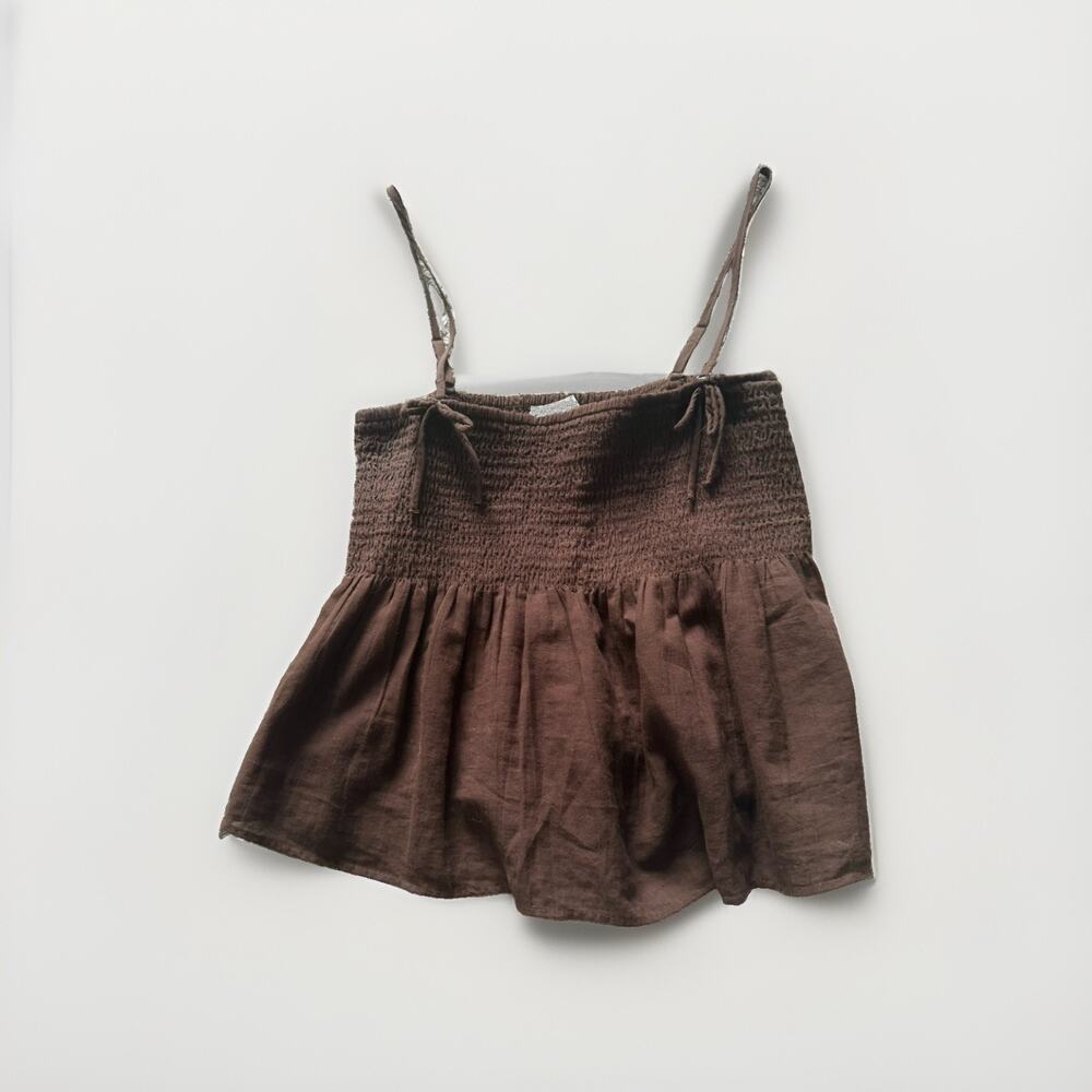 NWOT American Eagle brown babydoll tank size small